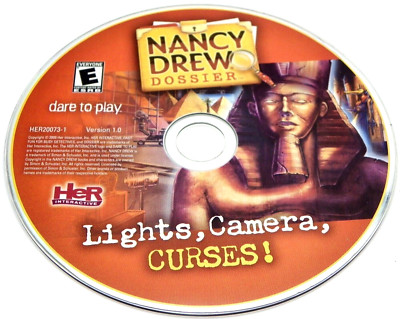 Nancy Drew Dossier: Lights, Curses! Hidden Object Game PC CD-ROM 2009 CD Only