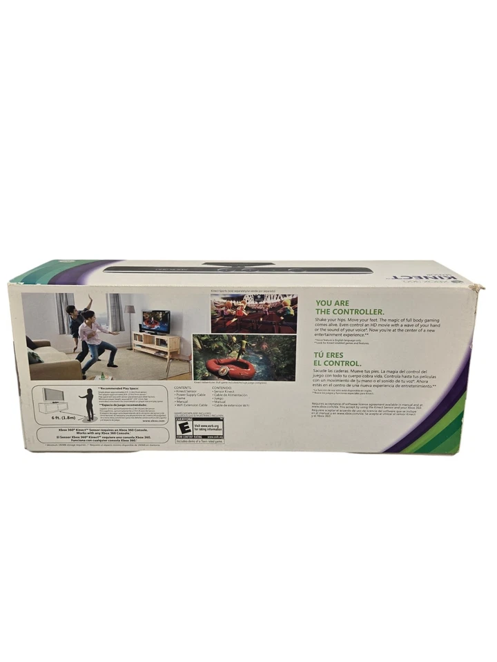 Kinect Sensor Camera With Box and Kinect Adventures Game (NEW) Bundle - Image 2 of 3