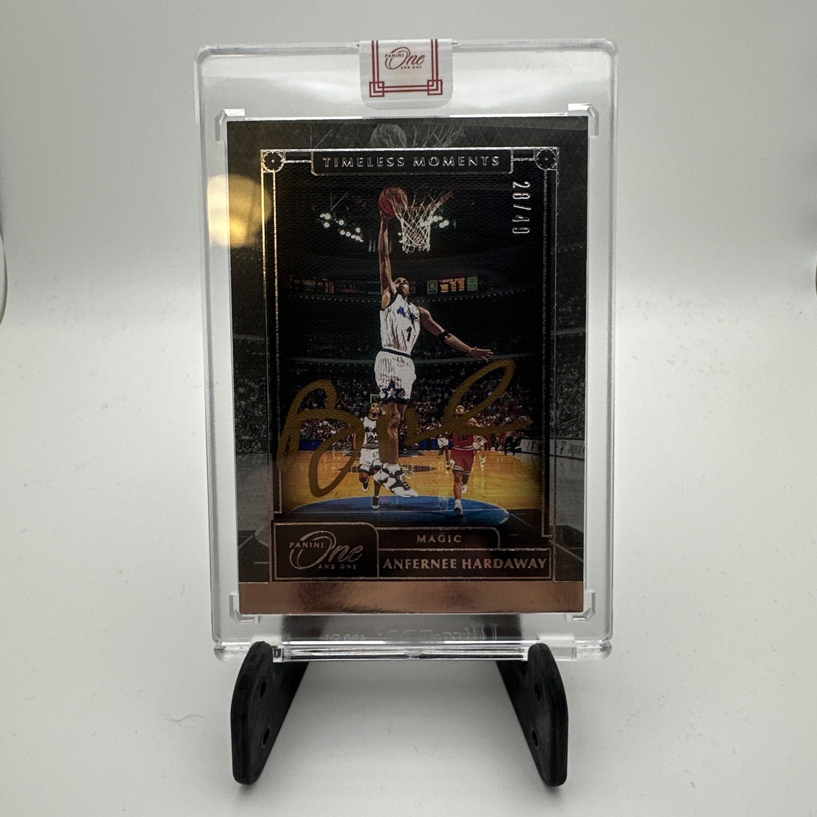 2020-21 Panini One And One Timeless Moments #TML-ANF Anfernee Hardaway 28/49