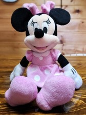 Disney Junior Mickey Mouse Clubhouse, Minnie Plush 10" Pink Dress