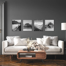 Black Photo Picture Wall Frame Gallery Art Home Office Decor 16"X20" Set of 4