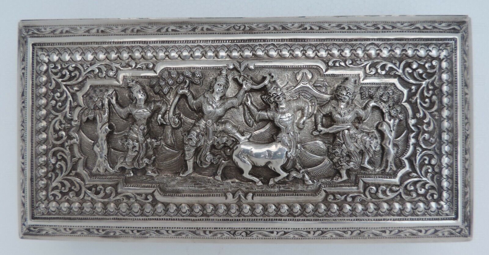 VERY Max 43% OFF FINE ANTIQUE 19TH C BURMESE Max 78% OFF SOLID CRA HAND MASTERLY SILVER