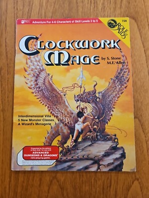 Clockwork Mage (Role Aids/Advanced Dragons and Dungeons) Mayfair Games