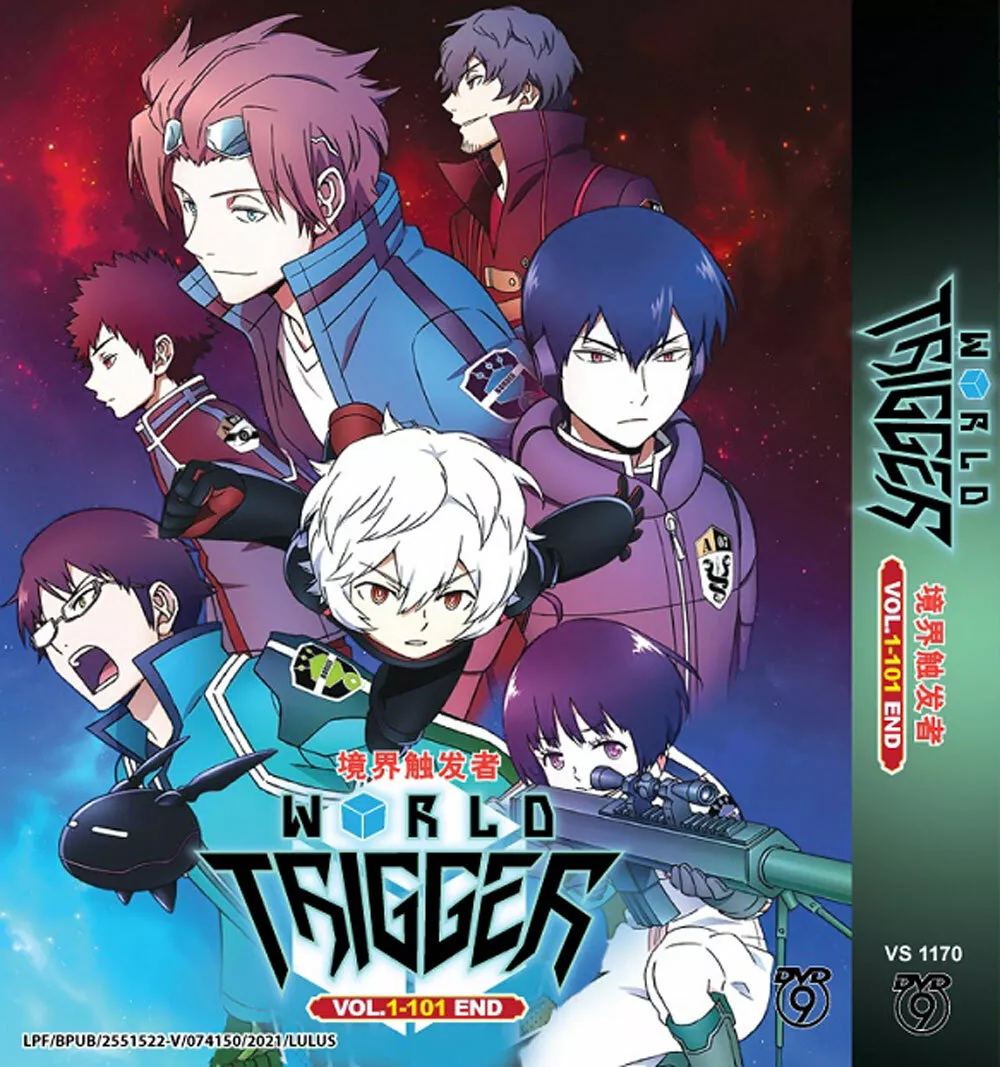 ANIME WORLD TRIGGER SEASON 1-3 VOL.1-101 END DVD REG ALL ENG SUBS + FREE  ANIME