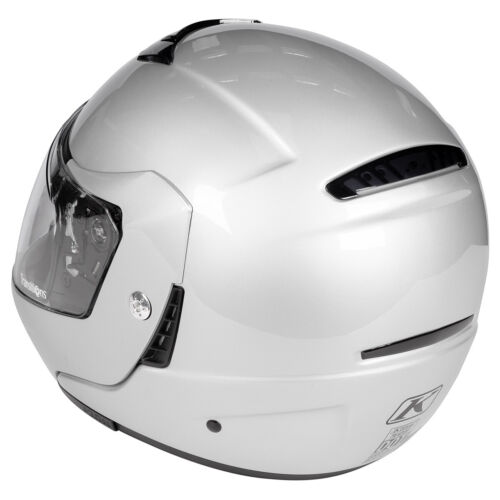 Klim TK1200 Karbon Modular Helmet ECE/DOT (Gloss Silver - X-Large) - Picture 5 of 8