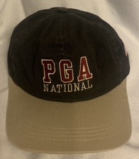 Men’s PGA Baseball Cap Hat Made In USA Solid Logo Golf Cotton
