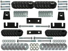 1955-57 Chevy Sedan Subframe Body Mount Rubber Bushing & Hardware Kit