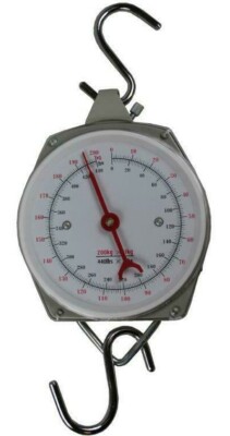 WAAGE KÜCHENWAAGE GEPÄCKWAAGE HÄNGEWAAGE FEDERWAAGE FLEISCHERWAAGE 200KG K008621