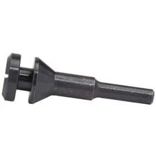 3/8" Hole, Screw Lock Wheel Mandrel, 2" OAL, 1/2" Max Wheel Width, 1/4" Shank