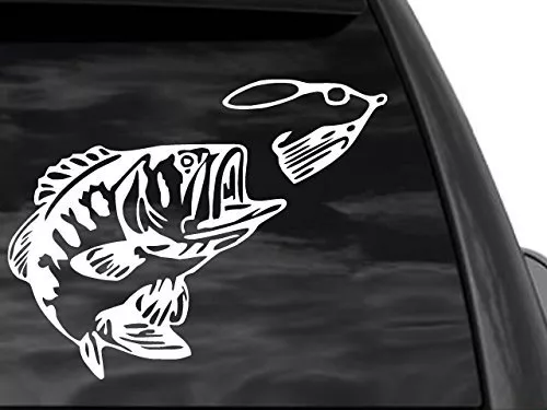 FGD Bass Fishing Master Baiter Rear Window Decal Sticker