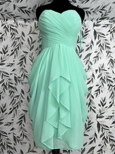 Elegant Mint Green Sz XS 2-4 Corset Dress Bridesmaid Prom Party Cocktail NWT #8