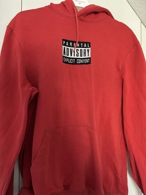 Parental Advisory Explicit Content Hoodie Rot M