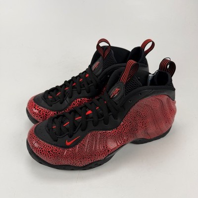 Nike Air Foamposite One Cracked Lava Black Bright Crimson 