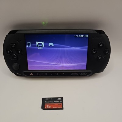 Sony PSP E1004 Street Spielkonsole - Schwarz + Zubehörpaket