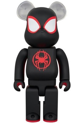 BE@RBRICK SPIDER-MAN (Miles Morales) 400% Bearbrick Figur Medicom Toy In Box
