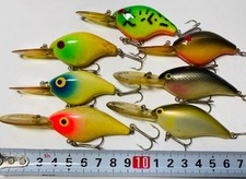 Daiwa Bus Jacker II 7-Piece Set Baitfish Lures 50mm & 60mm Used