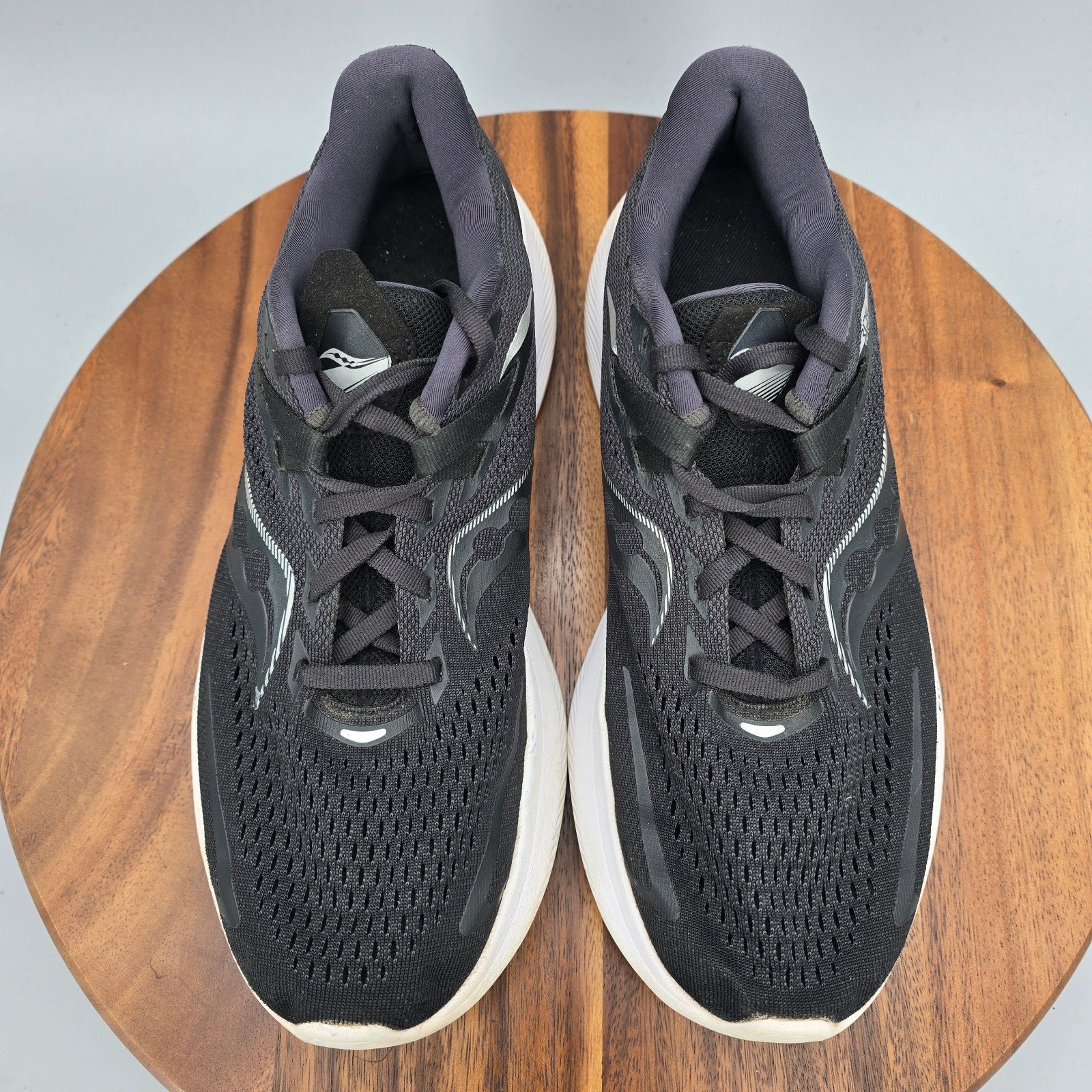 Saucony Ride 15 Shoes Womens 10 Black Mesh Running Training Athletic Sneakers thumbnail 5