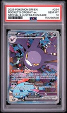 2025 POKEMON DRI EN-DESTINED RIVALS #234 TEAM ROCKET'S CROBAT EX PSA 10 on eBay