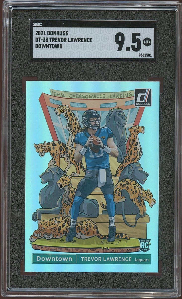 Trevor Lawrence 2021 Donruss Downtown Rookie RC CASE HIT Jaguars
