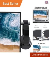 Monitor Stand for Headphones Silicone Holder Space Saving Desk Organizer