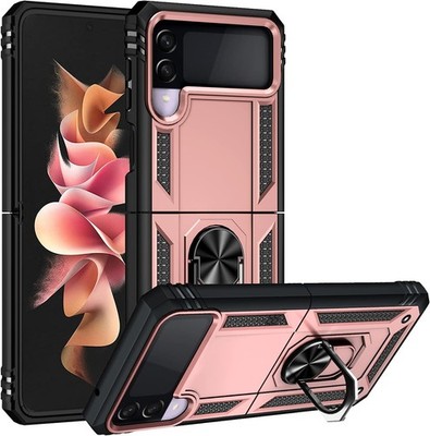 Hülle für Samsung Galaxy Z Flip 4 3 Stoßfest Slim Ring Armor Case Z Flip 4 3