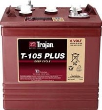 Replacement Battery For TROJAN T105 6.00V