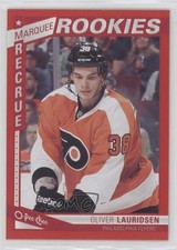 2013-14 O-Pee-Chee Wrapper Redemption Red Border Oliver Lauridsen #521 1fd