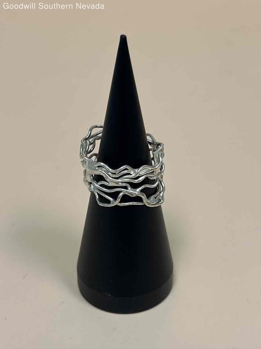 Irregular Wire Ring - Size 9 - image 4