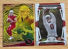 2023 Illusions Clayton Yellow RC 278/299 & 2025 Certified Will Johnson /499 AZ