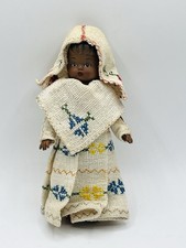 Vintage Folk Art Huichol Doll Traditional Mex...
