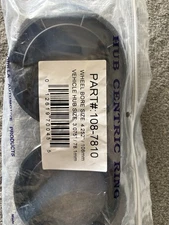 Gorilla Automotive 108-7810 Wheel Hub Centric Rings (108mm OD x 78.10mm ID) -