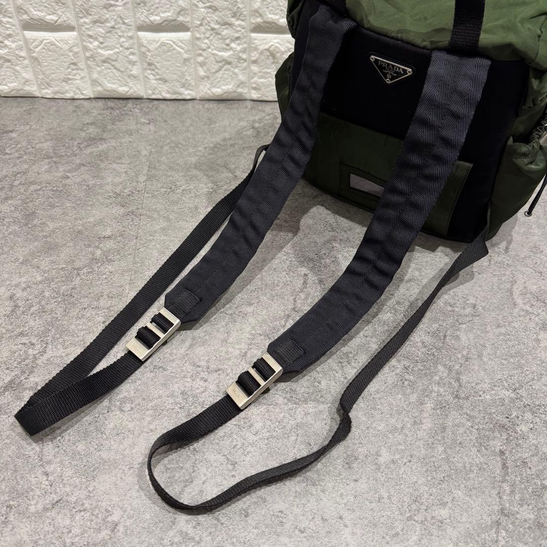 PRADA Backpack Drawstring Mini Backpack Waist Pou… - image 9