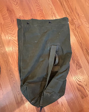 Vintage US Army Military Heavy Canvas Duffle Bag - 33" Deep