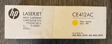 Genuine HP CE412AC Toner Cartridge for LaserJet - New in factory sealed box