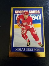 Niklas Lidstrom Red Wings 1992 Allan Kaye's Sports Cards Extended Border