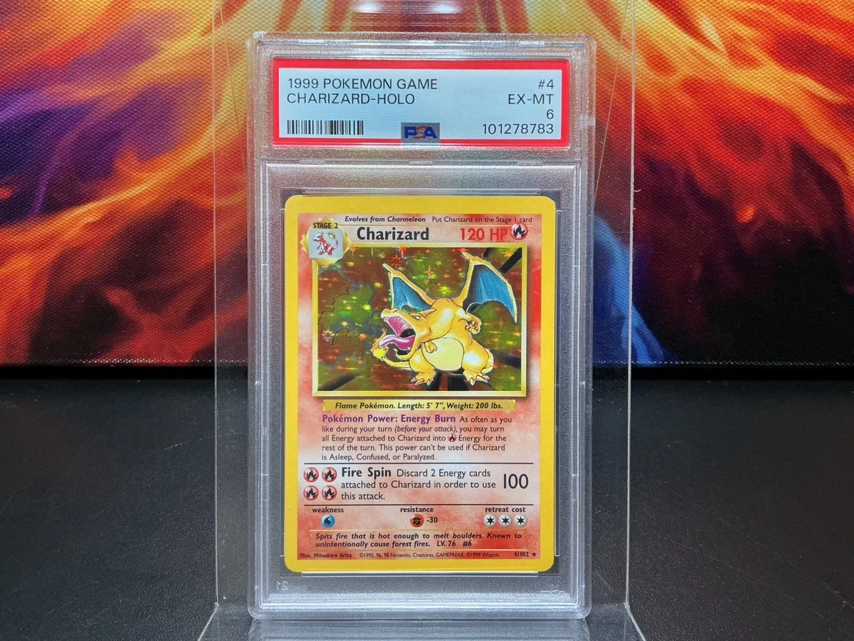 Charizard Base Set PSA Pokémon Individual Trading Cards for sale