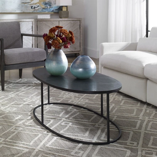 Uttermost Coreene Oval Coffee Table - Picture 1 of 4