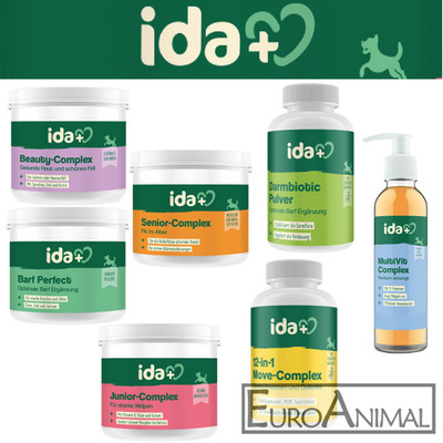 IdaPlus  Ida+ Futterergänzung Ergänzungsfutter für Hunde Vitamine Verdauung Fell