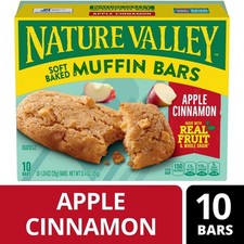 Soft Baked Cinnamon Muffin Bars Snack Pack of 10 Bars 12.4 oz