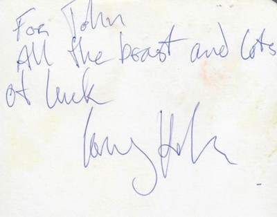 GARY HOLTON SIGNED AUTOGRAMM