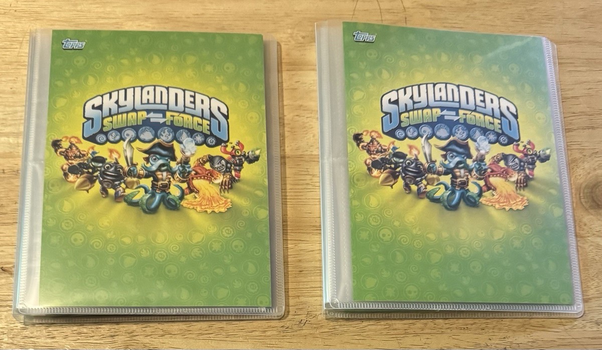 skylanders card binder Topps Trap Holder Cards punched 3 Skylanders: Trap Team - Collector