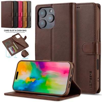 Handyhülle Für iPhone 17e 16e 15 14 13 12 11 Pro Max 8 7 Plus Mattes Wallet Case