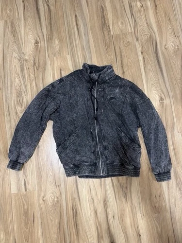 Nike Challenge Court Collection Aggasi Gray Acid Wash 1991 Reissue Jacket Large - product listing photo