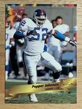 1993 Wild Card #113 Pepper Johnson