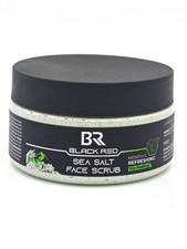 BLACK RED Sea Salt Face Scrub Menthol Refreshing 220ml