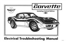 1978 Chevrolet Corvette Electrical Wiring Diagrams Troubleshooting Manual