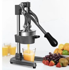 Professional Dark Grey Juicer Commercial Grade Citrus Juicer Manual Hand Press