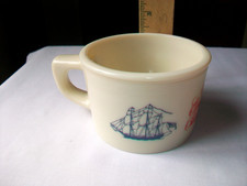 OLD SPICE SHAVING MUG SHULTON USA SHIP GRAND TURK SALEM 1786