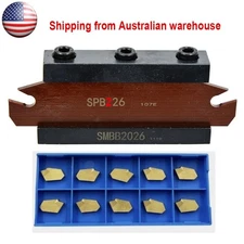 Lathe Grooving Cut-Off SMBB2026 With GTN-2 2mm Grooving insert Grooving