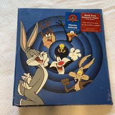 Looney Tunes Vintage 1997 Photo Album Taz Bugs Tweety Coyote 90s NEW USA